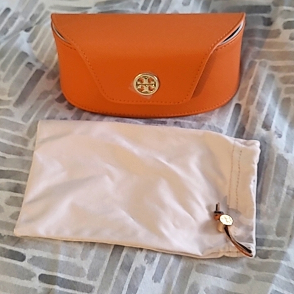 Tory Burch sunglass case & pouch